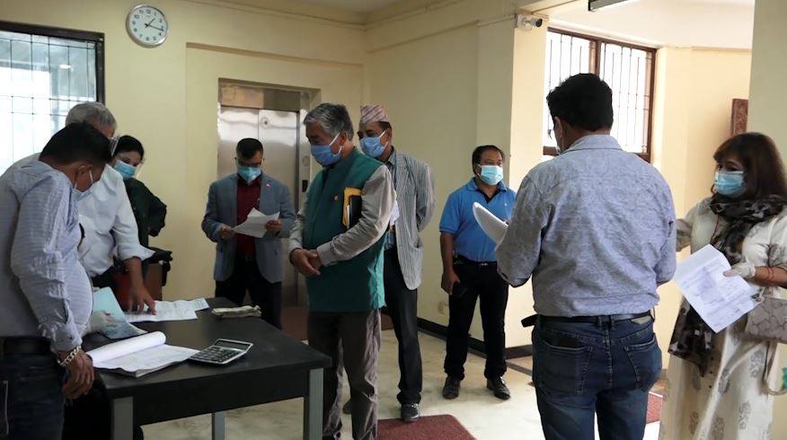 महासंघको वरिष्ठ उपाध्यक्षका लागि ढकालको उम्मेदावारी दर्ता