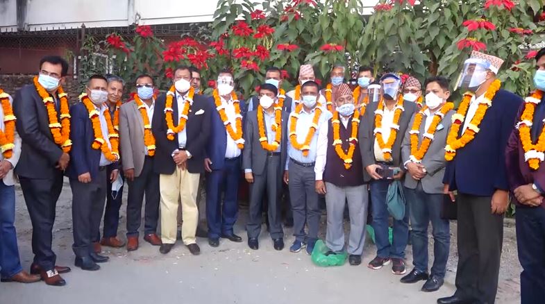 महासंघमा ढकाल समूहद्वारा उम्मेदवारी दर्ता
