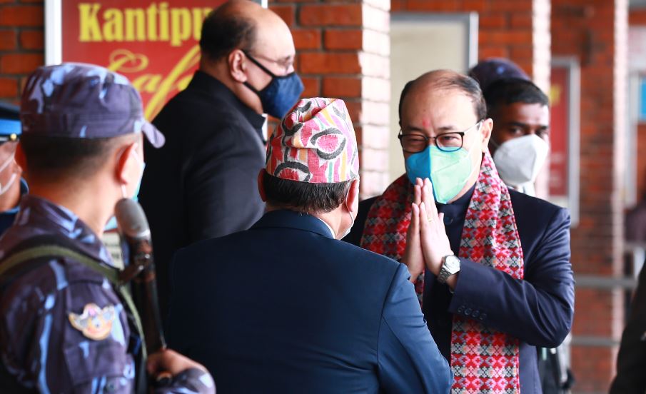 भारतीय विदेश सचिव काठमाडौंमा