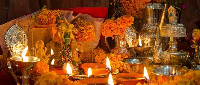 धनधान्यकी देवी लक्ष्मीको पूजााराधना गरी आज लक्ष्मीपूजा गरिँदै