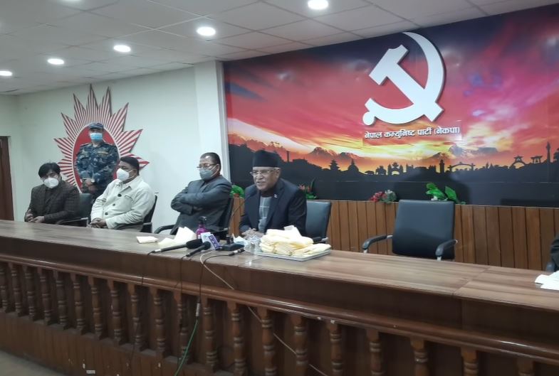 पार्टीभित्रको बहस विधि र पद्धतिका लागि मात्रः प्रचण्ड