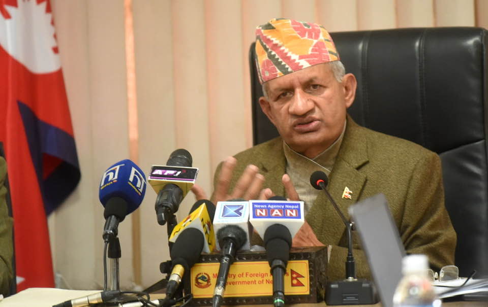 सबै मित्रता हुने गरी परराष्ट्र नीतिः परराष्ट्रमन्त्री ज्ञवाली